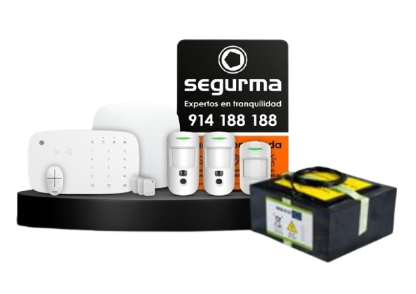 Kit Segurma Chalet Premium con batería externa